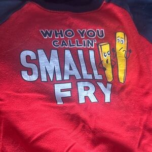 The Children's Place Red Long Sleeve Tee with Fun Graphic